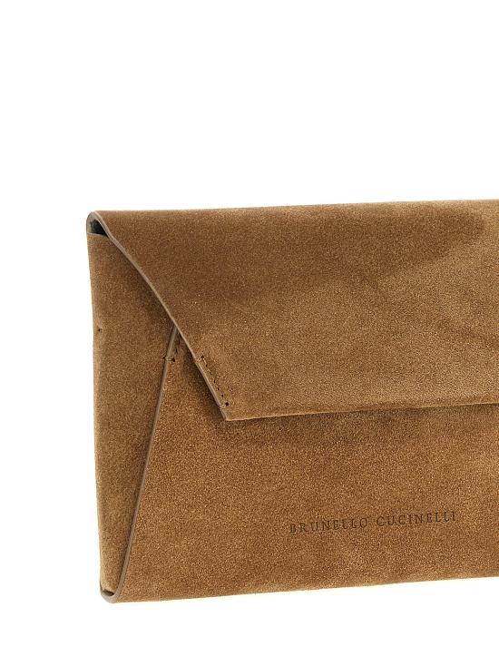 26SS 브루넬로 쿠치넬리 클러치/파우치 BR303584BM BROWN - BRUNELLO CUCINELLI