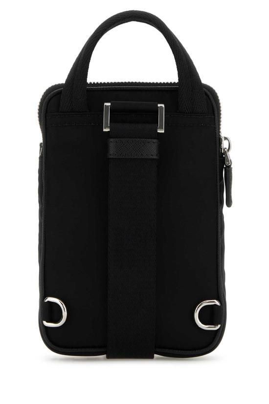  프라다 리나일론 & 사피아노 레더 스마트폰 케이스 2ZH1942DMH F0002 BLACK - PRADA