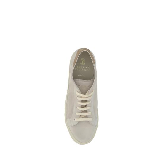  브루넬로 쿠치넬리 스니커즈 BRMZUCHHP330CFE29BB FBB 371 WHITE - BRUNELLO CUCINELLI