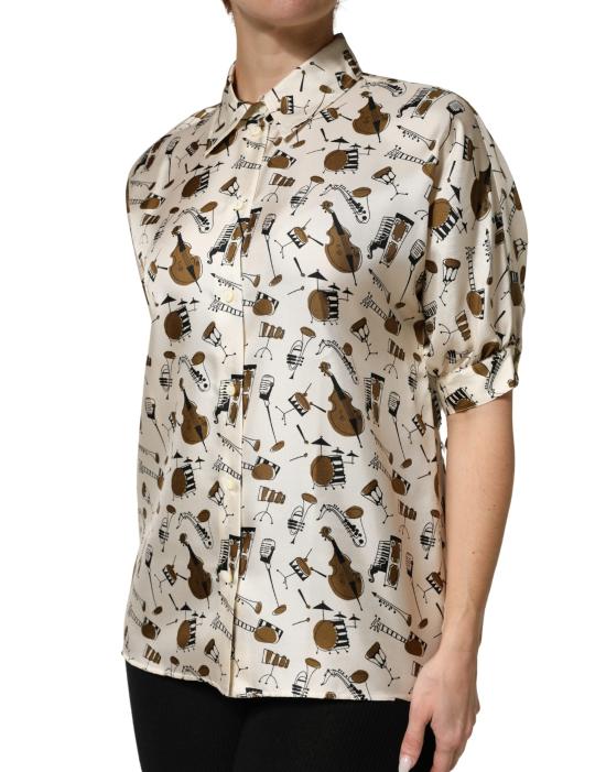  돌체앤가바나 블라우스 TSH3174 BEIGE - DOLCE & GABBANA