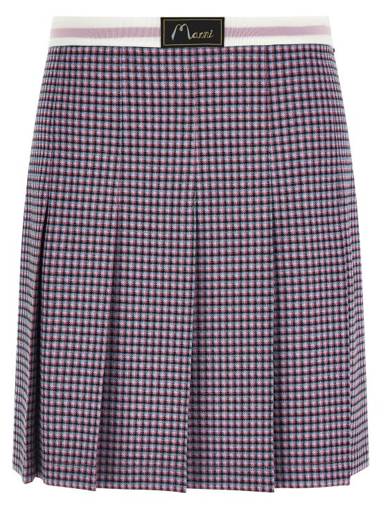 26SS 마르니 스커트 MA326345BM PURPLE