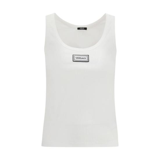 26SS 베르사체 민소매 티셔츠 VE10232101A172221W000BB WHITE