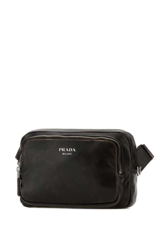 26FW 프라다 디스트레스드 나파 레더 숄더백 2VH2182C75 F0003 BROWN - PRADA