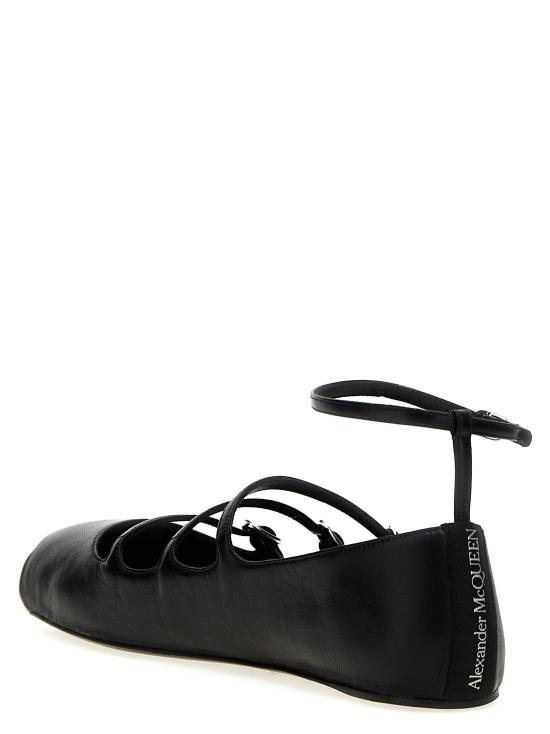  알렉산더 맥퀸 플랫 슈즈 MC285072BM BLACK - ALEXANDER MCQUEEN