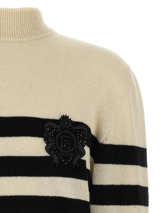 25FW 발망 스웨터 BA320018BM MULTICOLOR - BALMAIN