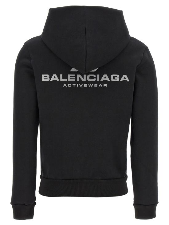  발렌시아가 후드 티셔츠 BA293133BM BLACK - BALENCIAGA