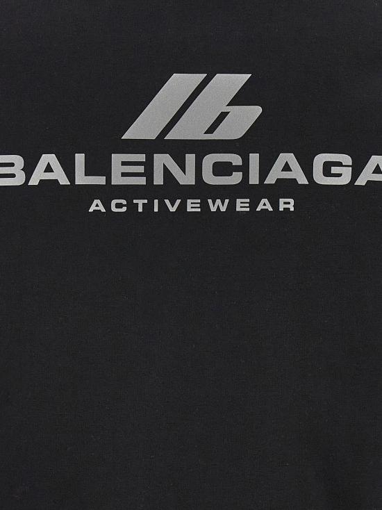  발렌시아가 후드 티셔츠 BA293133BM BLACK - BALENCIAGA