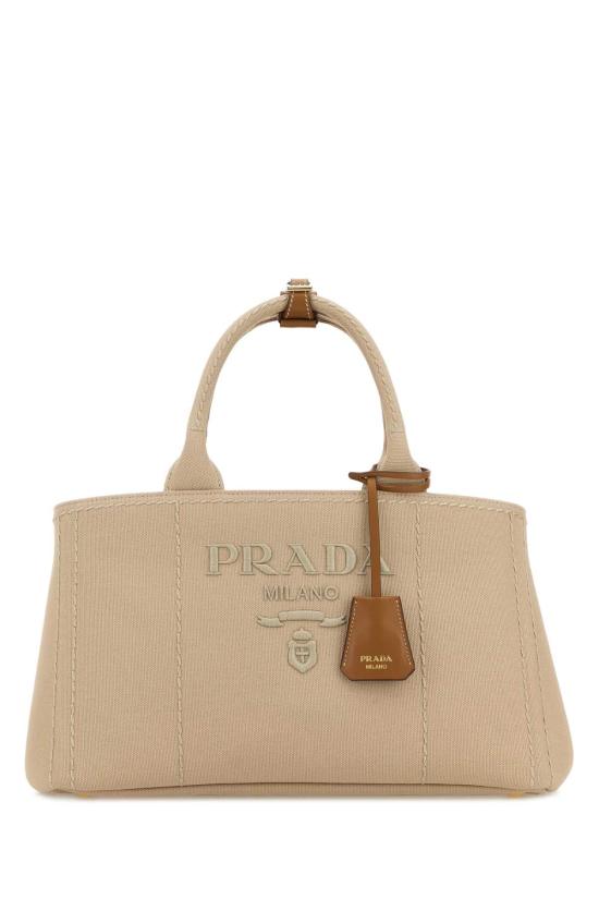 26FW 프라다 라지 리넨 블렌드 핸드백 1BG554V8OKRCYA F0065 BEIGE