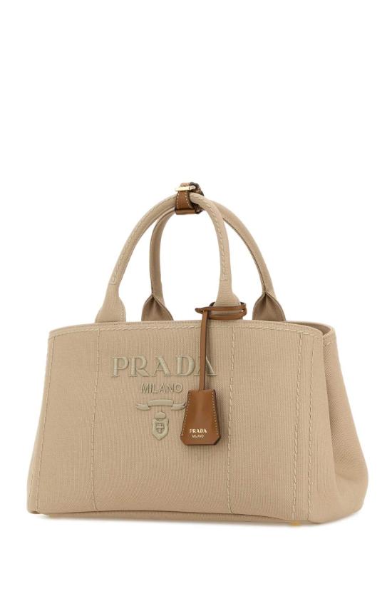 26FW 프라다 라지 리넨 블렌드 핸드백 1BG554V8OKRCYA F0065 BEIGE - PRADA