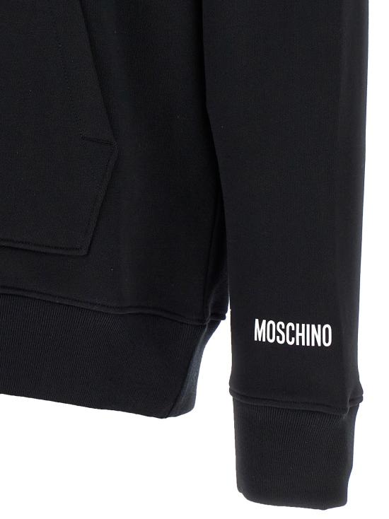  모스키노 후드 티셔츠 MO295716BM BLACK - MOSCHINO