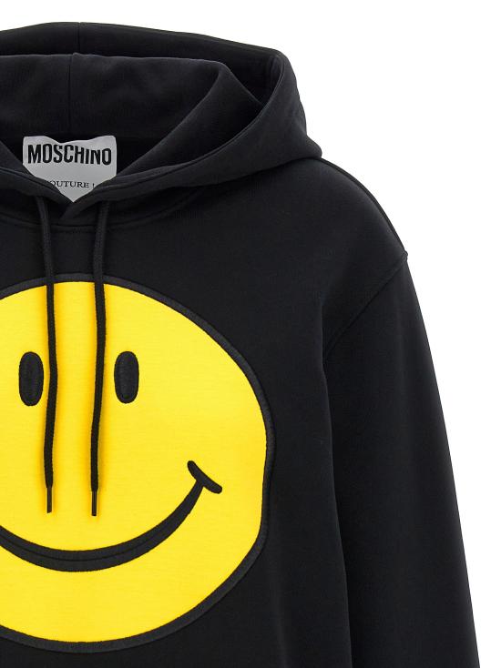  모스키노 후드 티셔츠 MO295716BM BLACK - MOSCHINO