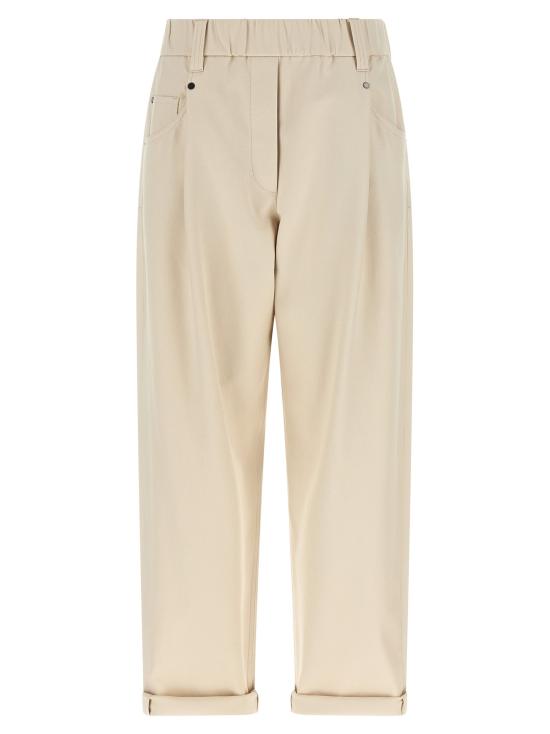 26FW 브루넬로 쿠치넬리 팬츠 BR336493BM BEIGE