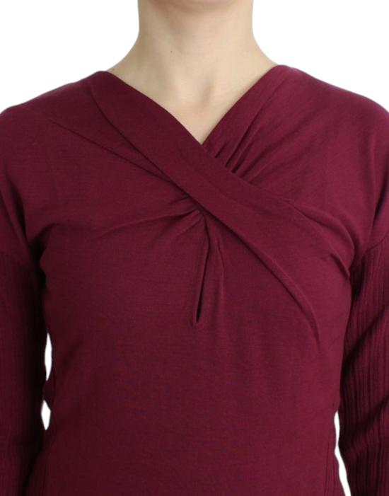  로베르토 카발리 스웨터 SIG11849 PURPLE - ROBERTO CAVALLI