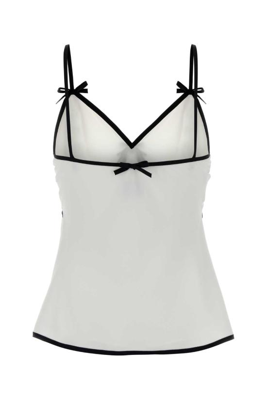 26FW 모스키노 민소매 티셔츠 A08025533 0001 WHITE - MOSCHINO