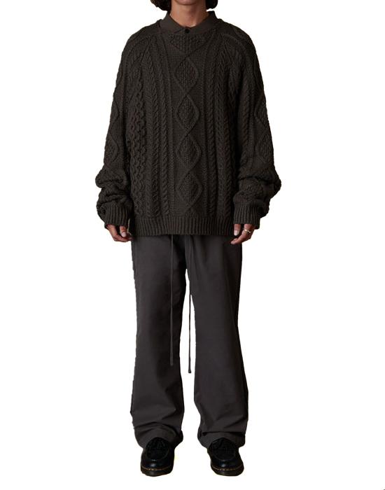26FW 피어오브갓 스웨터 125SU224065F BLACK
