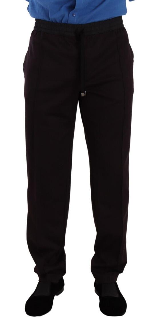  돌체앤가바나 스트레이트 팬츠 PAN72948 BLACK - DOLCE & GABBANA