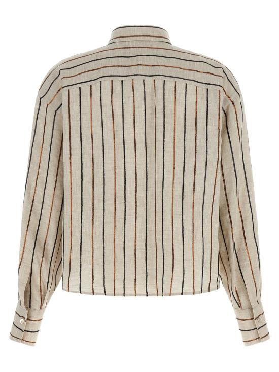 26SS 브루넬로 쿠치넬리 블라우스 BR338390BM BEIGE - BRUNELLO CUCINELLI