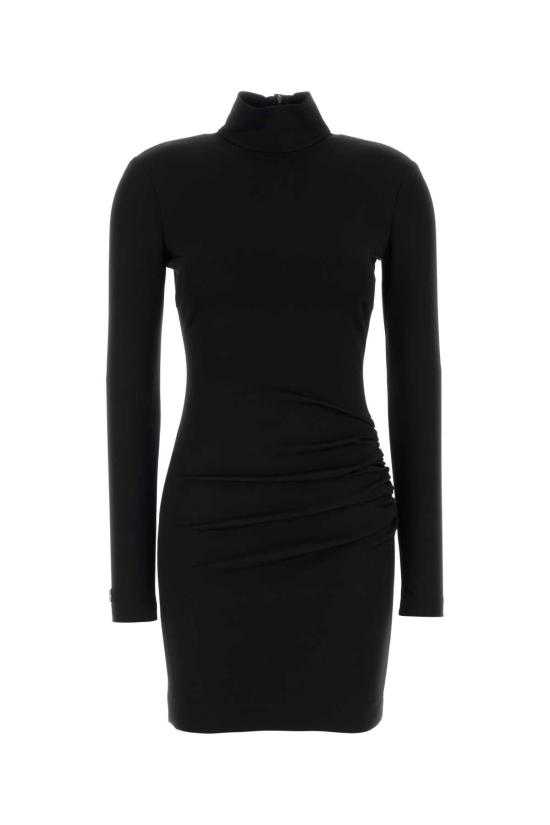 26SS 돌체앤가바나 쇼트 저지 밀라노 립 드레스 F6COJTFUGRC N0000 BLACK