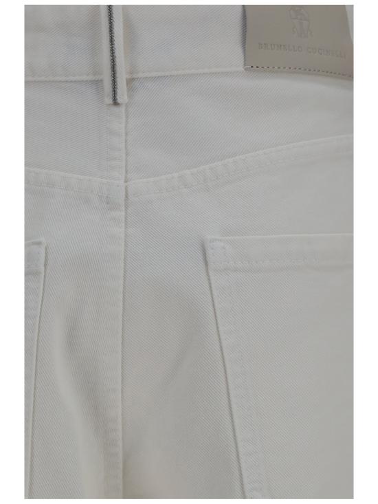 26FW 브루넬로 쿠치넬리 데님 팬츠 M0H81P4075 C1101 WHITE - BRUNELLO CUCINELLI
