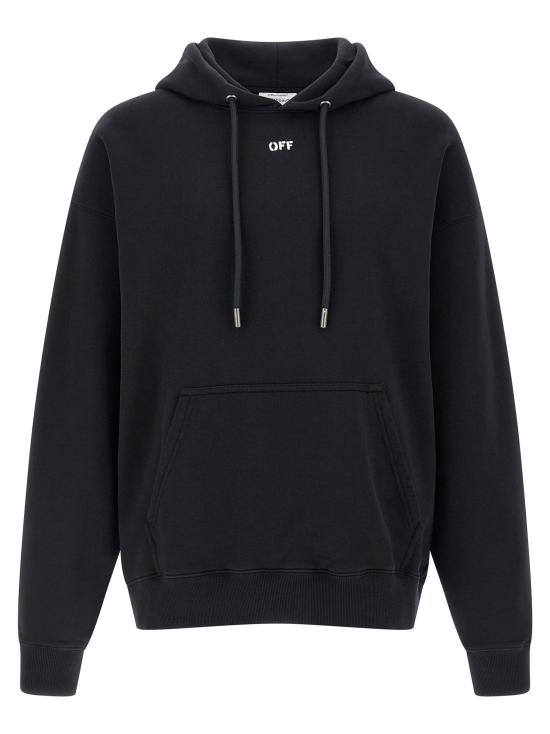 26SS 오프화이트 후드 티셔츠 OF330559BM BLACK
