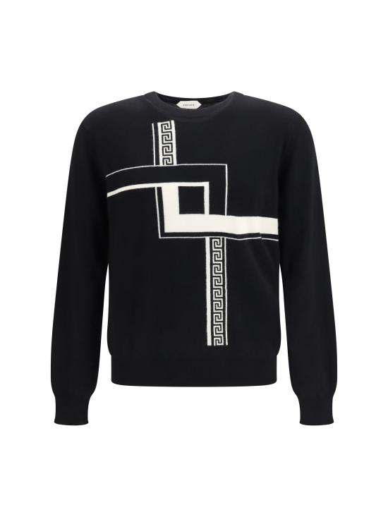 26FW 베르사체 스웨터 10267971A19057 1B000 BLACK