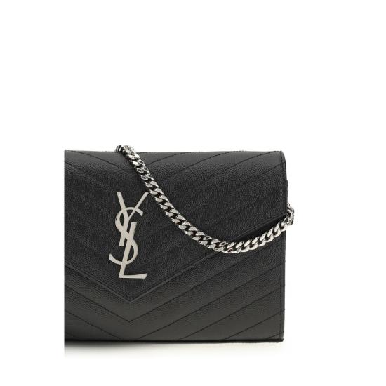 26FW 생로랑 지갑 SA377828BOW021000BB BLACK - SAINT LAURENT