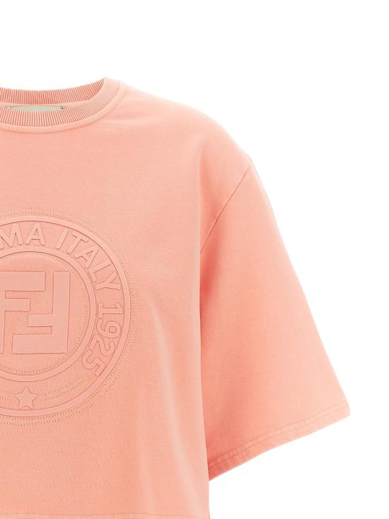  펜디 긴팔 티셔츠 FE311114BM PINK - FENDI