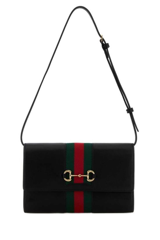 26FW 구찌 홀스빗 웹 스트랩 지갑 867120AAGOQ 1057 BLACK