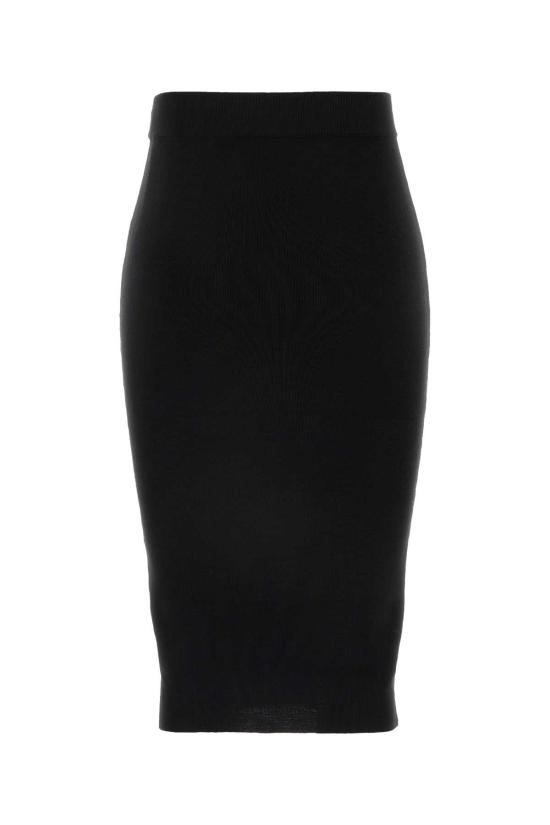  생로랑 스커트 809129Y76WQ 1000 BLACK - SAINT LAURENT