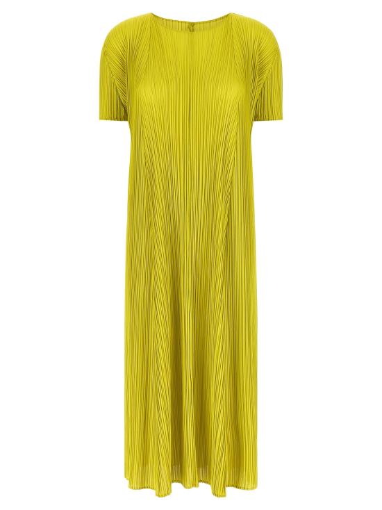 26SS 플리츠플리즈 원피스 PL336750BM YELLOW