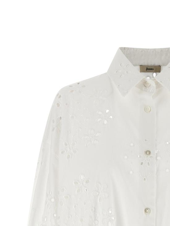 26SS 에르노 블라우스 HE332301BM WHITE - HERNO