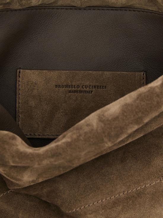 26FW 브루넬로 쿠치넬리 클러치/파우치 BR335319BM BROWN - BRUNELLO CUCINELLI