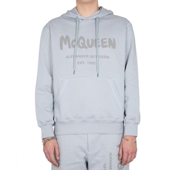  알렉산더 맥퀸 후드 티셔츠 AL 8990149050580 GRAY - ALEXANDER MCQUEEN