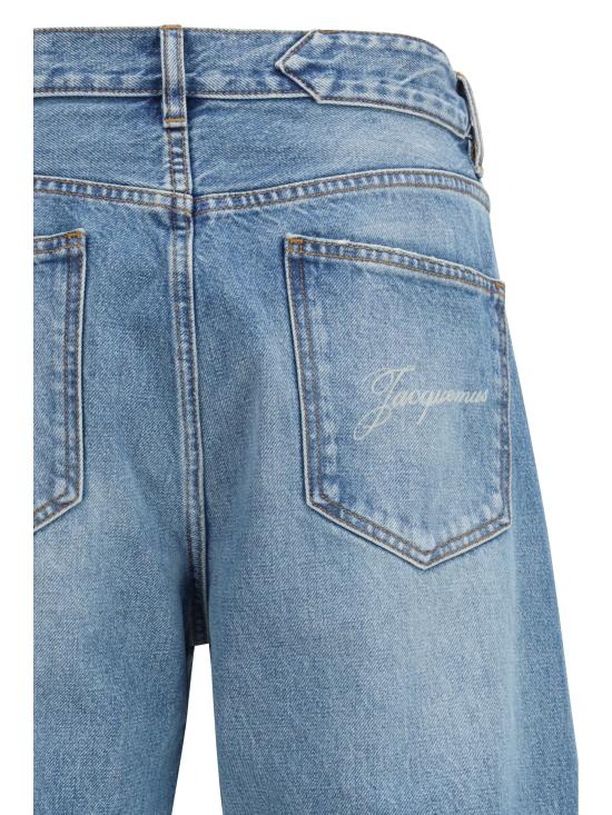26FW 자크뮈스 스트레이트 데님 팬츠 PAM00028AD00038 33C BLUE - JACQUEMUS