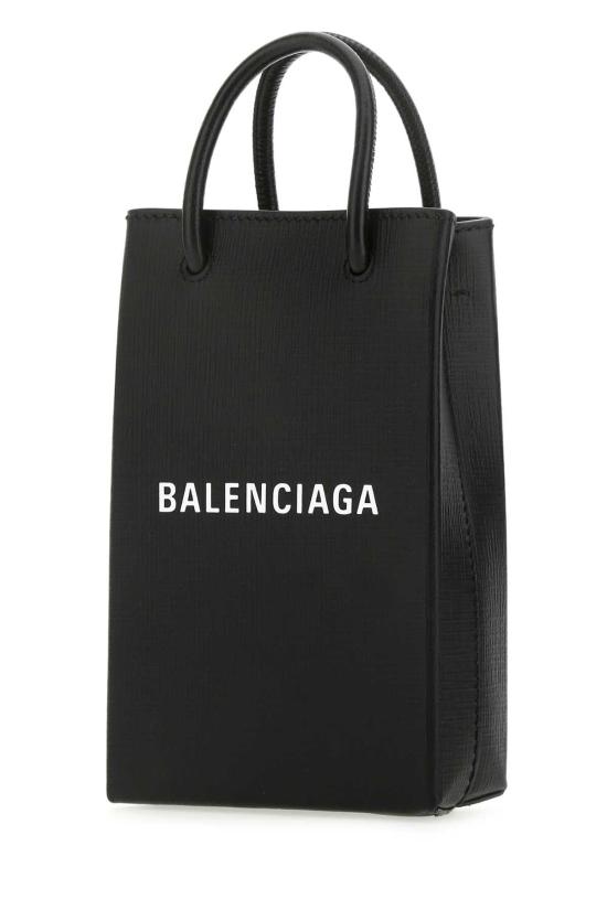  발렌시아가 카프스킨 스마트폰 숄더백 7577730AI2N 1000 BLACK - BALENCIAGA