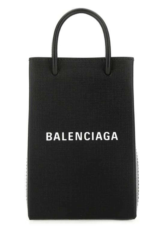  발렌시아가 카프스킨 스마트폰 숄더백 7577730AI2N 1000 BLACK