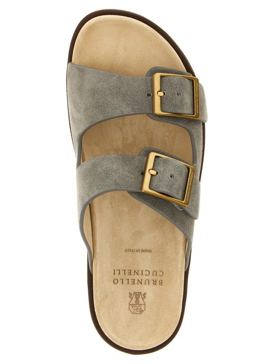 26SS 브루넬로 쿠치넬리 샌들 BR328747BM GRAY - BRUNELLO CUCINELLI