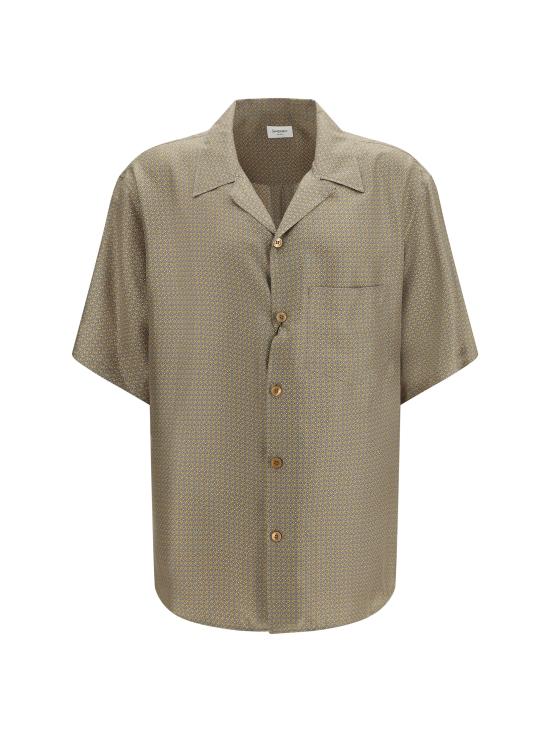 26SS 생로랑 셔츠 860621Y2N62 7068 GOLD