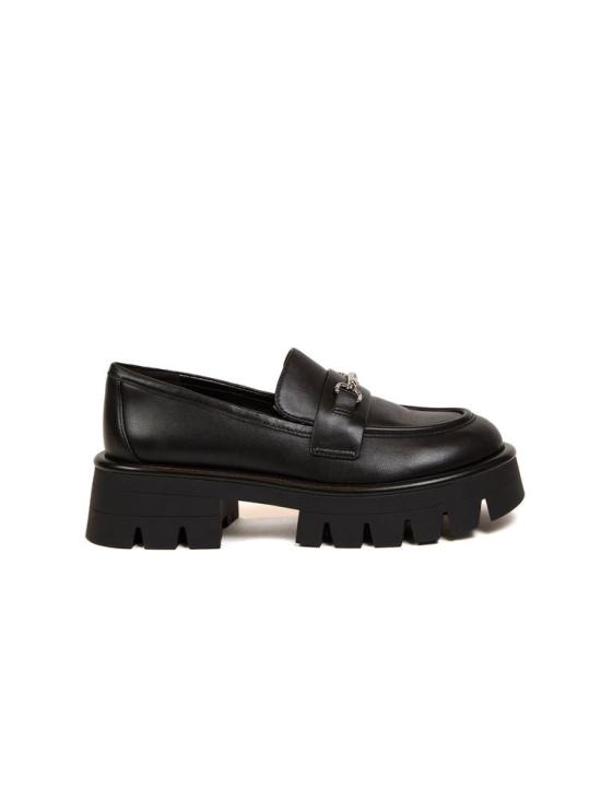  마이클 코어스 플랫 슈즈 MASTER 49S6CRFP4L BLACK Michael Kors - MICHAEL KORS