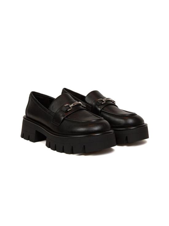  마이클 코어스 플랫 슈즈 MASTER 49S6CRFP4L BLACK Michael Kors - MICHAEL KORS