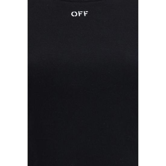 26FW 오프화이트 폴로 티셔츠 OF2FA00679TW003BB BLACK - OFF WHITE