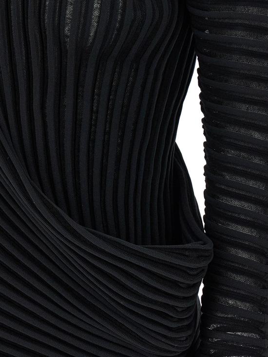  이세이 미야케 블라우스 IS306278BM BLACK - ISSEY MIYAKE