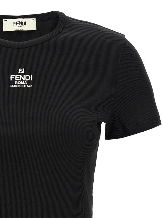 26SS 펜디 폴로 티셔츠 FE325097BM BLACK - FENDI