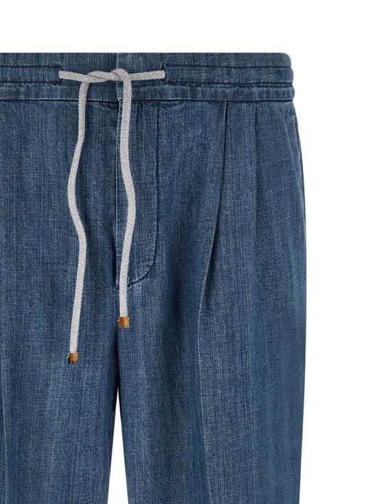 26SS 브루넬로 쿠치넬리 데님 팬츠 BR335189BM BLUE - BRUNELLO CUCINELLI