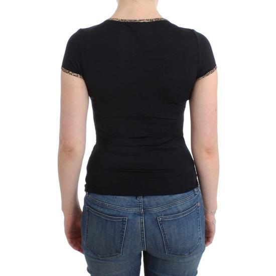  로베르토 카발리 폴로 티셔츠 CA1170PA BLACK - ROBERTO CAVALLI