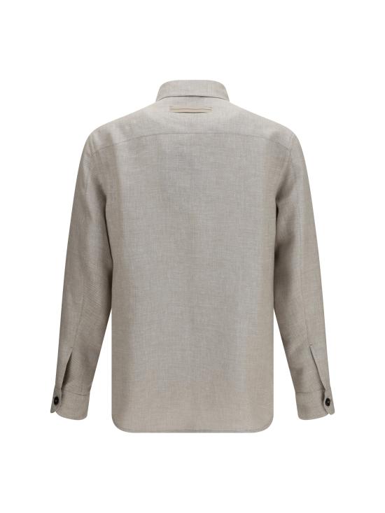 26SS 에르메네질도제냐 셔츠 UHV75A3SOT52N92G 054 BEIGE - ERMENEGILDO ZEGNA