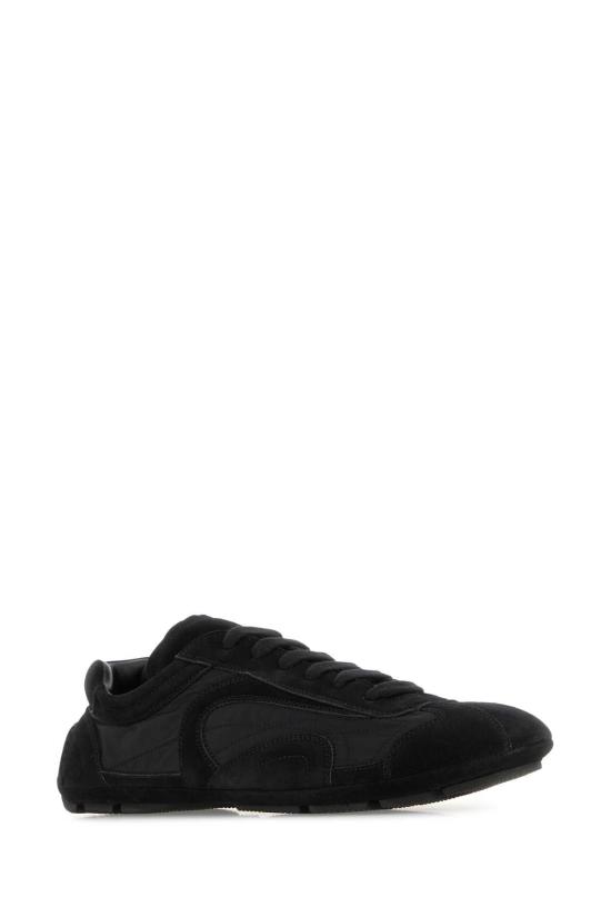 26SS 프라다 몬테카를로 리에디션 2005 스웨이드 스니커즈 4E1165FG001D7R F0002 BLACK - PRADA