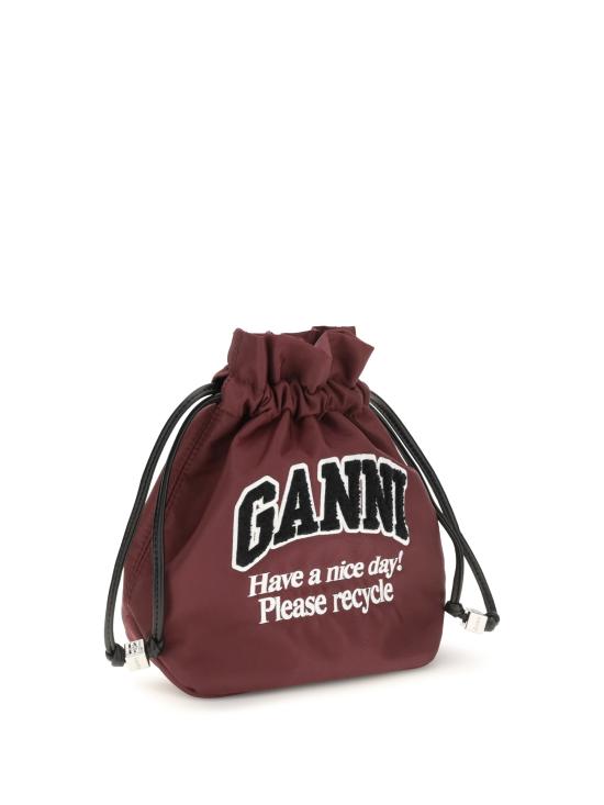 26FW 가니 클러치/파우치 B3010352 08H BURGUNDY - GANNI