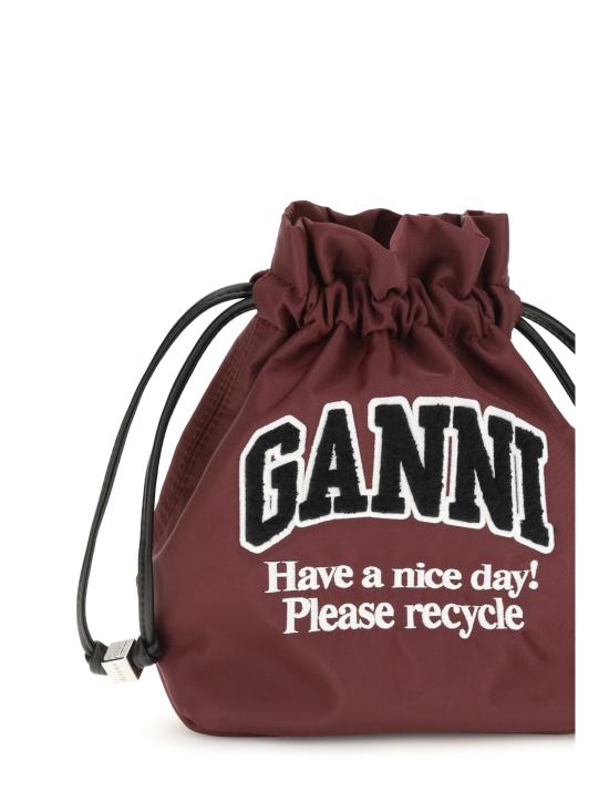 26FW 가니 클러치/파우치 B3010352 08H BURGUNDY - GANNI