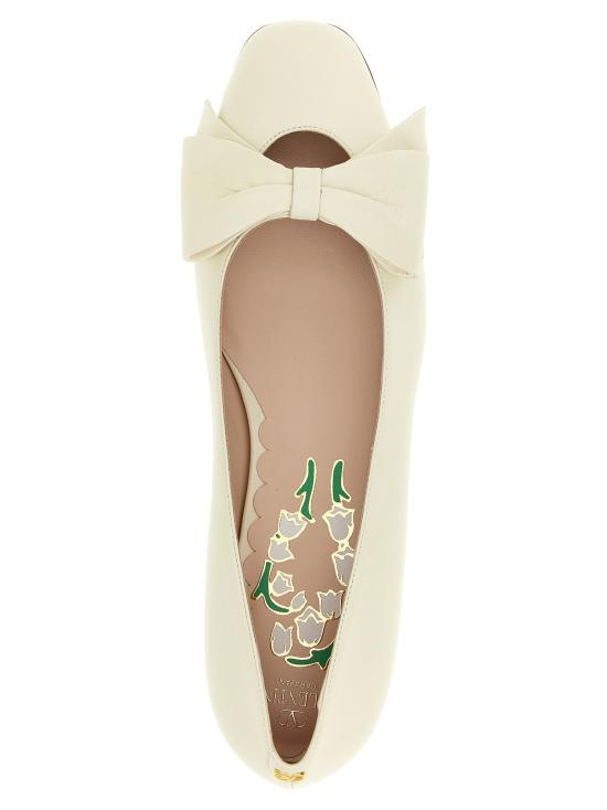 25FW 발렌티노 가라바니 플랫 슈즈 VA318972BM WHITE - VALENTINO GARAVANI